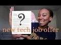 i got a new tech job implementation consultant job offer
