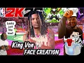 The Realest King Von NBA 2k26 Face Creation Chef s Edition