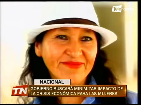 Gobierno buscará minimizar impacto de la crisis económica para las mujeres