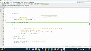 Netbeans Java application GUI OOP DB How to debug