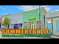 Summerton South Carolina Abandoned Downtown Hotel and Car Wash