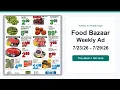 Food Bazaar Weekly Ad 26 - 26 Top 10 Deals