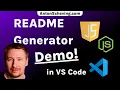 How to Automatically Generate a Professional README for Your GitHub Project - README Generator Demo