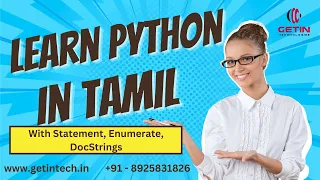 Learn Python Enumerate Docstrings Iterator Tutorial in Tamil Getin Technologies