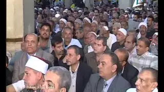 انفعال الدكتور أحمد عمر هاشم والمصلين معه وحب آل البيت 