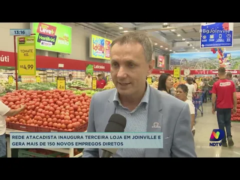 Rede atacadista inaugura terceira loja em Joinville e gera mais de 150 novos empregos diretos