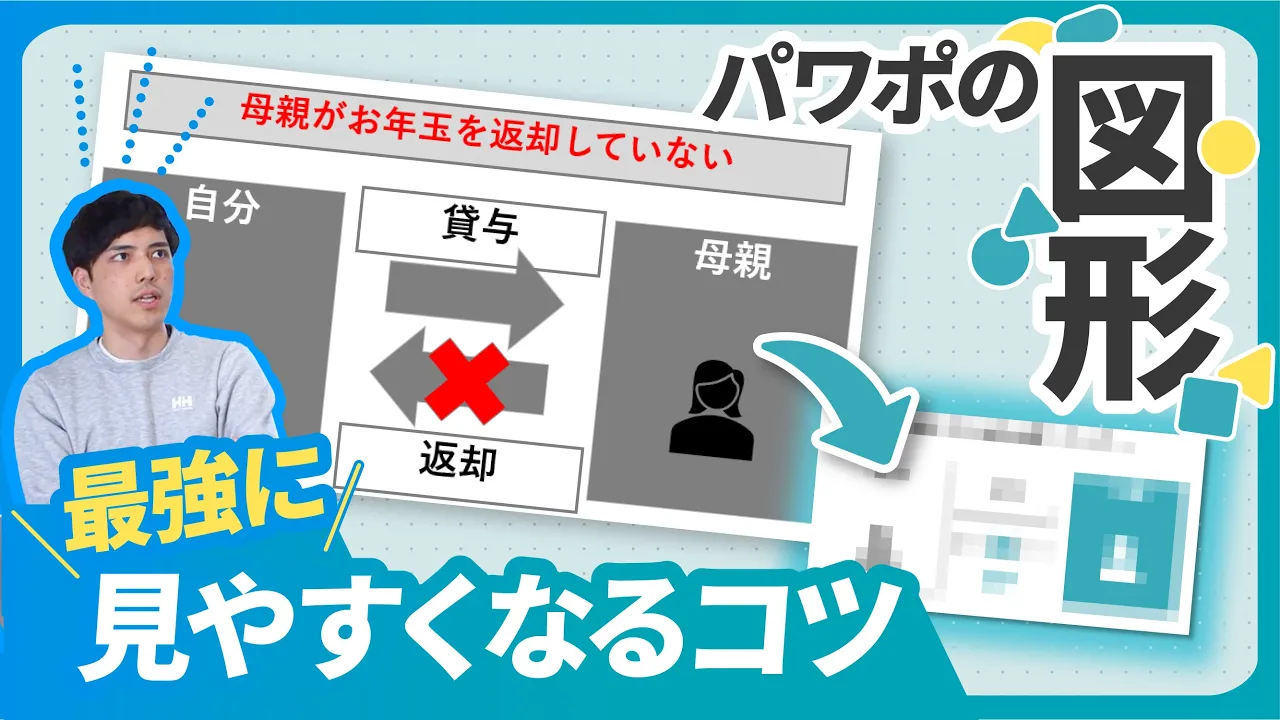 【資料】一目で伝わる!図形の使い分け【パワポ】