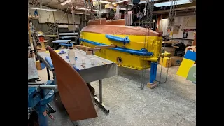 More blue and work on oar.