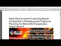 Deep Reinforcement Learning Based Computation Offloading and Trajectory Planning for Multi UAV Coope