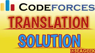 Translation codeforces solution in c BE A GEEK Hindi Algorithm 41A