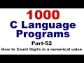 1000 c language programs part 52 C language tutorials in telugu