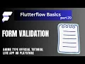 Form Validation in FlutterFlow Complete Guide with Examples Beginner Friendly