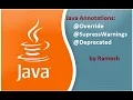 JAVA FAQ 38 Built-in Annotations in Java