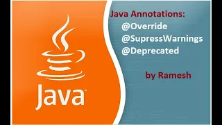 JAVA FAQ 38 Built-in Annotations in Java