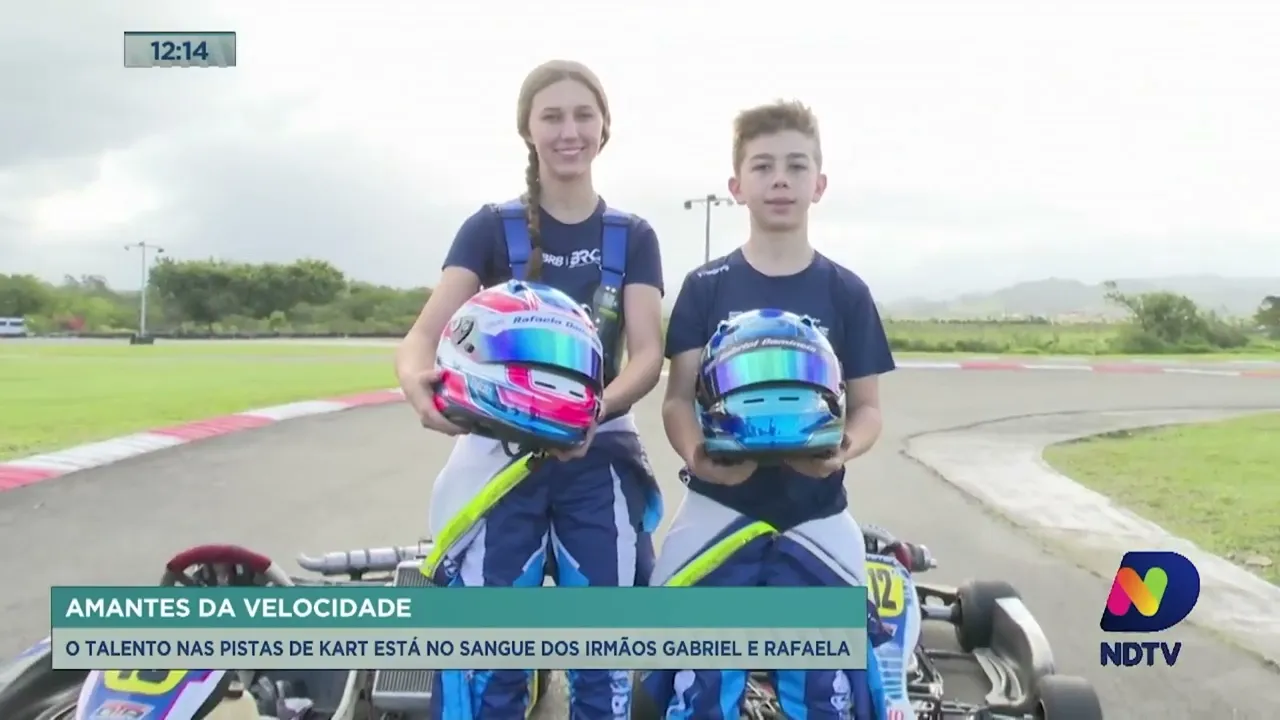 Com talento no kart, irmãos de Criciúma dão show nas pistas