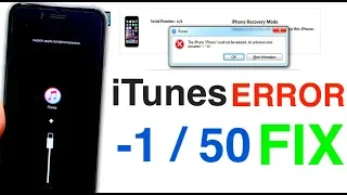 Download Error -1  / 50 | iPhone 6 MP3