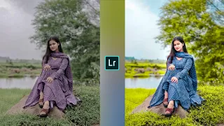 Blue and Lime Yellow Tone||Lightroom Photo Editing Tutorial||Preset Download Free||