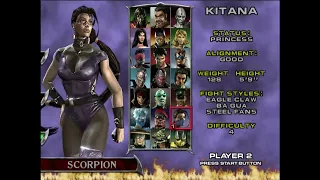 mortal kombat 5 deadly alliance ps2 kitana longplay u0026 ending