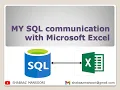 MySQL Database Communication with Microsoft Excel - Step by Step Tutorial by simautomation
