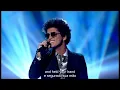 Bruno Mars - When I Was Your Man (Live) - Legendado-português/inglês