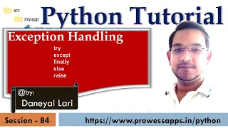 Exception Handling in Python Python Tutorial for Beginners