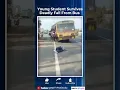 Download Lagu WATCH: Student Survives Deadly Fall From Bus In Tamil Nadu #viral #shorts