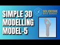 Solid Edge V19 Tutorial How to Create 3DModel from 3D Sketch Model 5 Kannada English