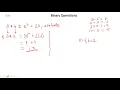 CXC Algebra Binary Operations Live Session with Students