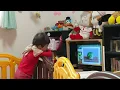 NHKEテレ0655木村カエラの「レタスレタスの歌」を楽し気に聴く3歳児男の子（発達障害-自閉性スペクトラム症）