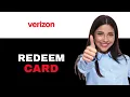 How to Redeem a Verizon Gift Card 2025