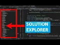 How To Add Solution Explorer in Visual Studio 2022