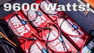 After 9 months of work this this is the LAST BOAT JOB: Install 9600 Watts of Lithium Batteries!