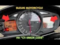 How To Fix Suzuki Motorcycle C11 Error Code