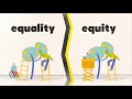 Let s talk about equality and equity