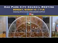 2026 Oak Park City Council Meeting LIVE