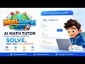 MathWorld AI AI-Powered Interactive Math Tutor Build with Gemini XPRIZE