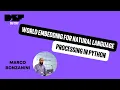World embedding for natural language processing in python - Data Science Festival