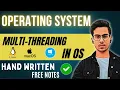 Multithreading in Operating System Models of Multithreading Process vs Thread OS Tutorials