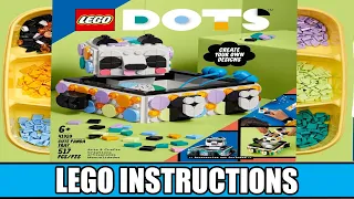 LEGO Instructions | Dots | 41959 | Cute Panda Tray