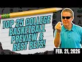Top 25 College Basketball Picks Predictions College Basketball Best Bets