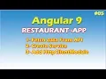 Angular 9 projects Restaurants Application in angular Fetch data from api Create service in Angular