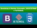 Bootstrap 4 Navbar Concepts BOOTSTRAP 4 TUTORIAL