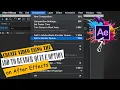 Create using the Add to Render Queue Option on AfterEffects Series 38