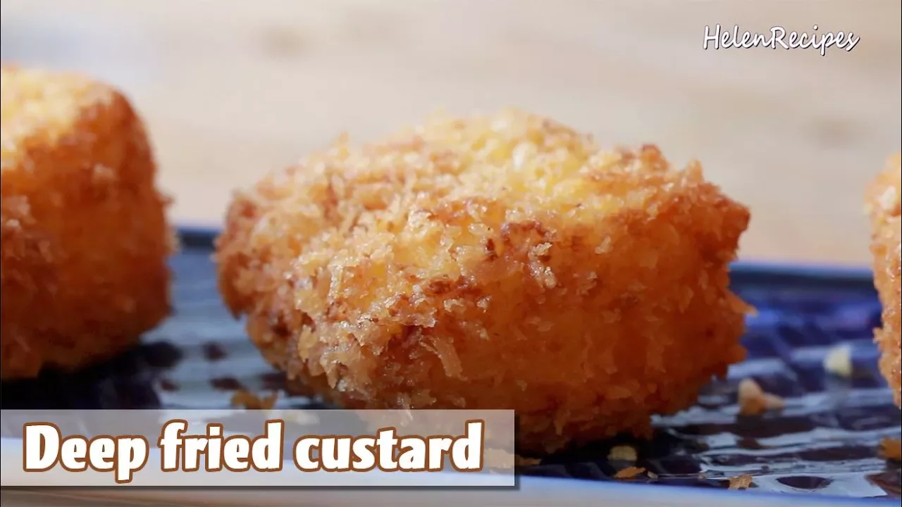 Deep-fried custard - Bnh Sa Ti Chin   Helen