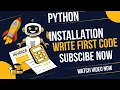 Python Tutorial for Beginners Installation Hello World 2026 python installation in windows