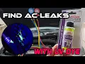 How to Find AC Refrigerant Leaks in Your Car UV Dye - HVAC