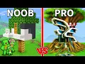 Mikey Family POOR vs JJ Family RICH Modern Tree House Battle in Minecraft (Maizen)