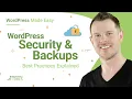 WordPress Security Backup Tutorial WPME