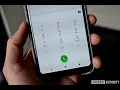Phone dialer with CALL and SAVE buttons