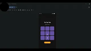 Tic Tac Toe App Build in Java Android Studio